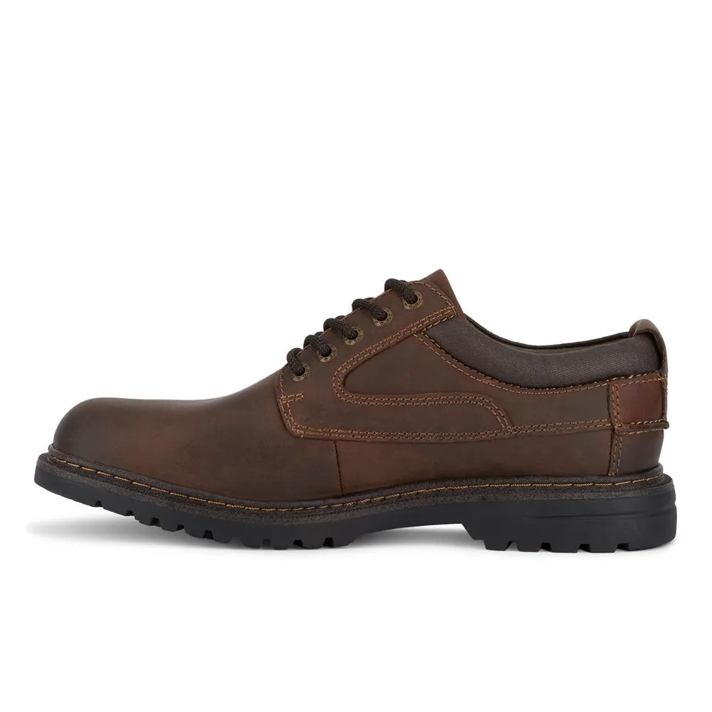 Dockers Mens Warden Leather Rugged Casual Oxford Shoe with Stain Defender