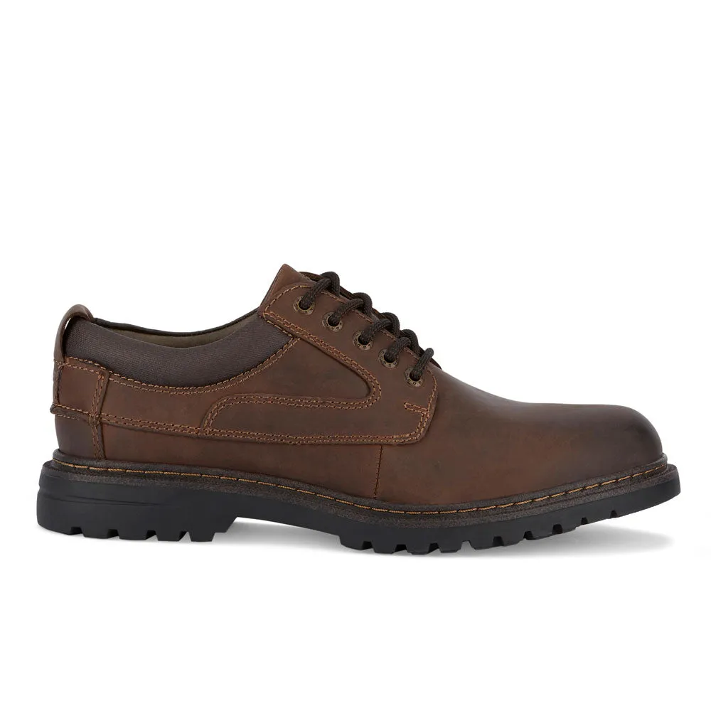 Dockers Mens Warden Leather Rugged Casual Oxford Shoe with Stain Defender