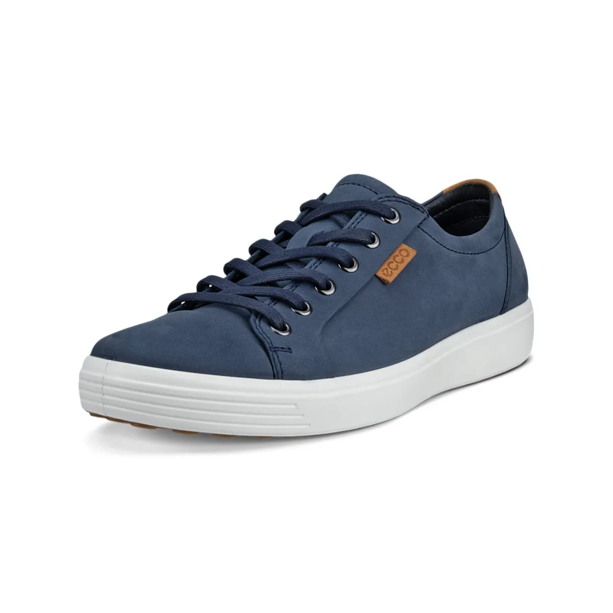 Ecco Men's Soft 7 Sneaker Marine/Lion Nubuck