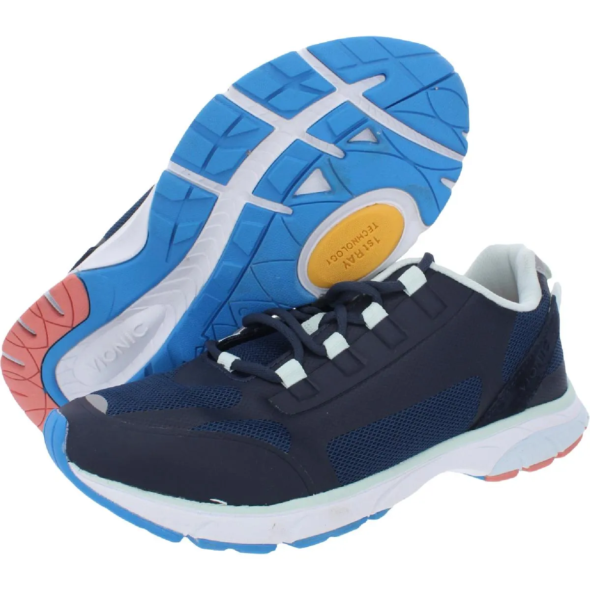 Edin Womens Mesh Inset Running Athletic and Training Shoes
