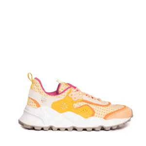 Flower Mountain Womens Koetsu Suede Checkered Beige / Ocra