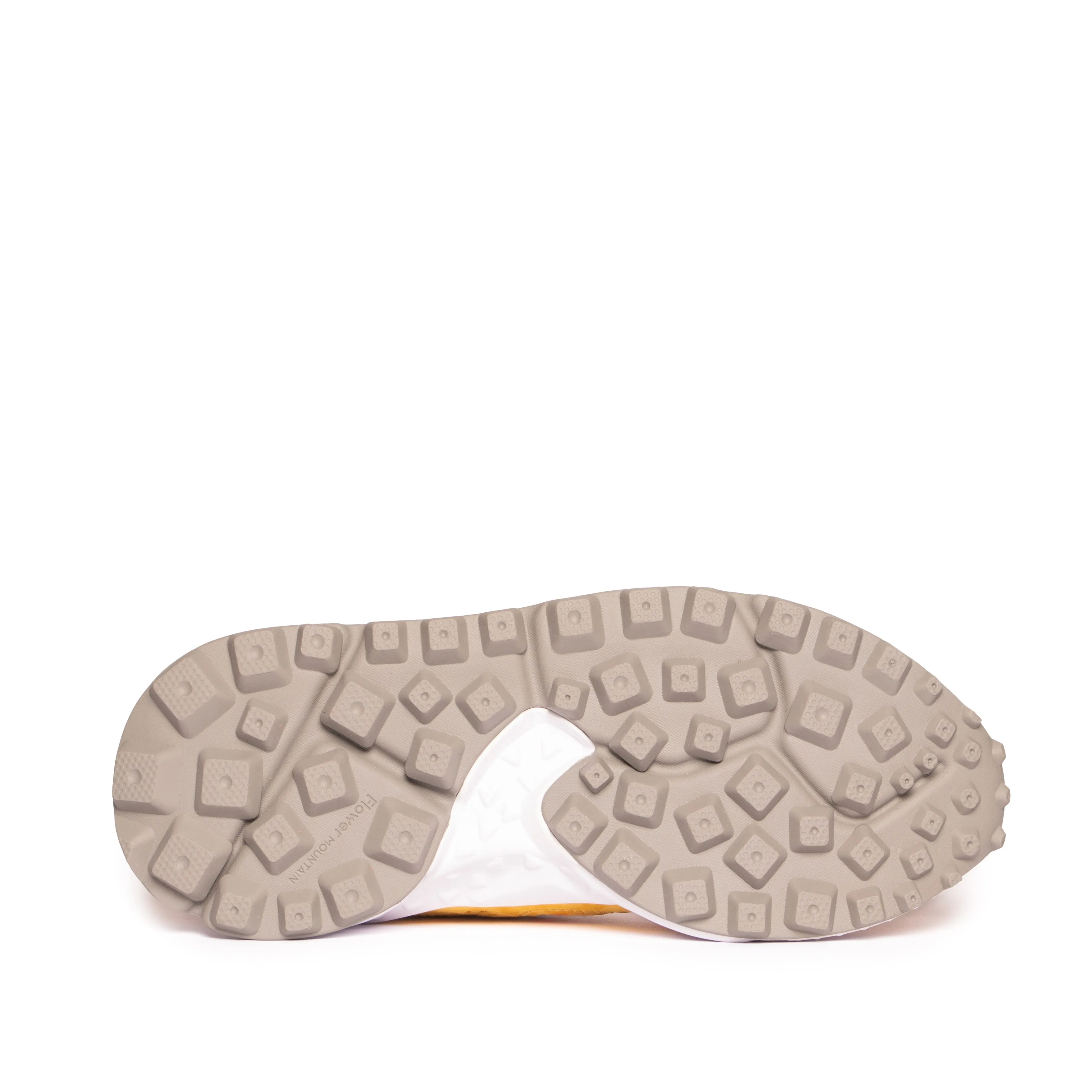 Flower Mountain Womens Koetsu Suede Checkered Beige / Ocra