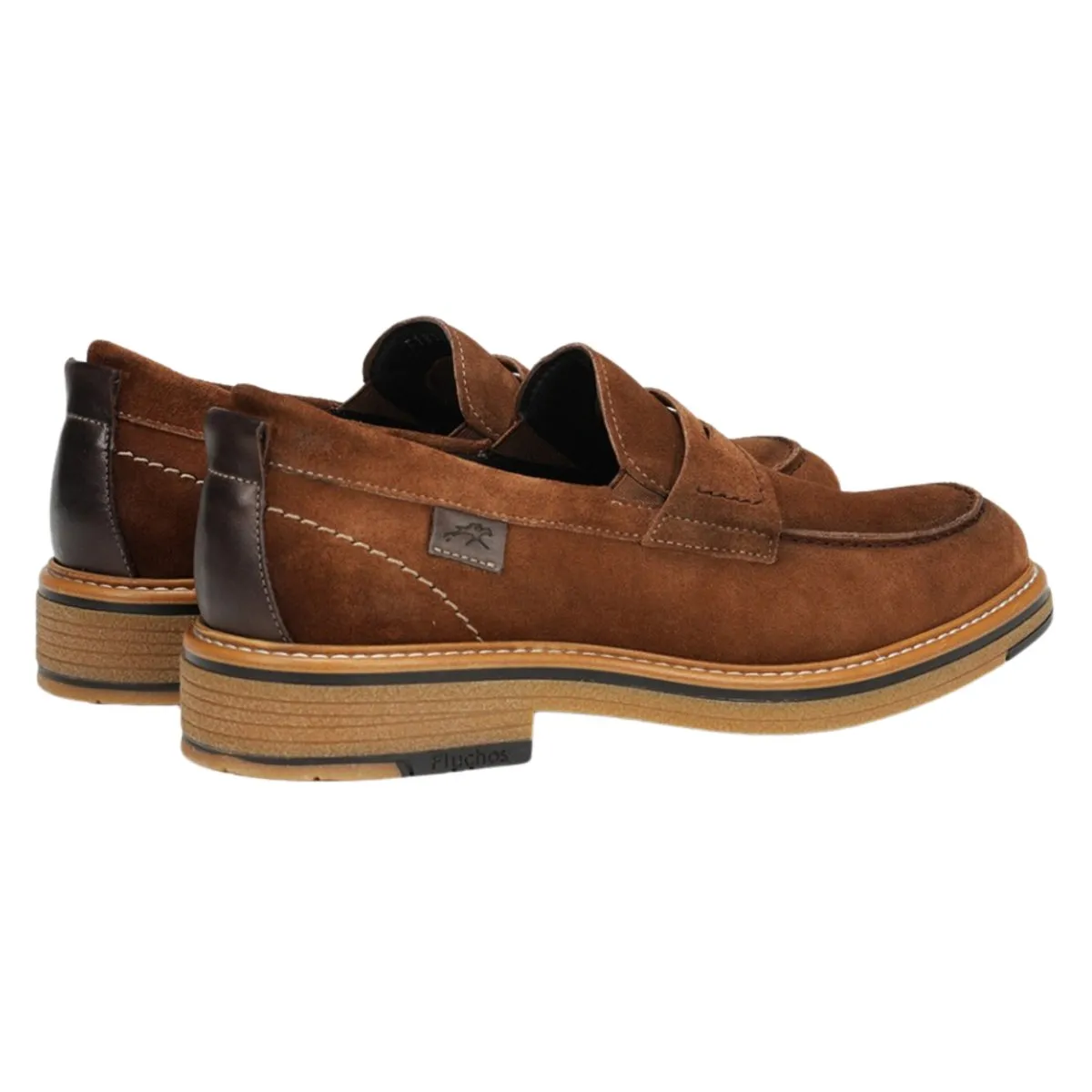 Fluchos Men's Kasper Afelpado Antilope Brown Suede