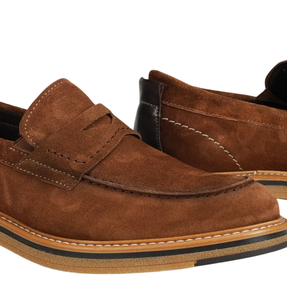 Fluchos Men's Kasper Afelpado Antilope Brown Suede