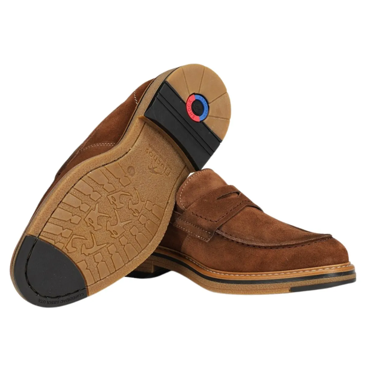 Fluchos Men's Kasper Afelpado Antilope Brown Suede