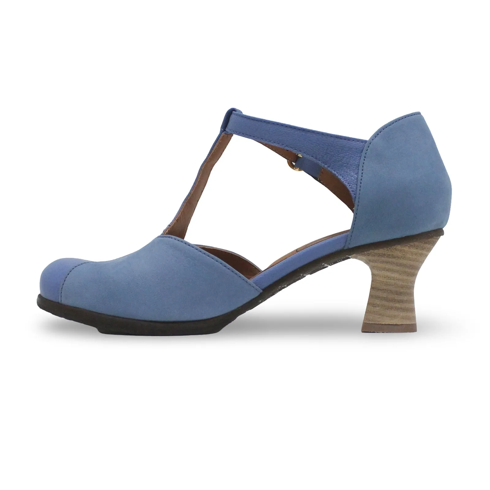 Fly London BEMI279FLY Mousse Leather Women's Heels Shoes