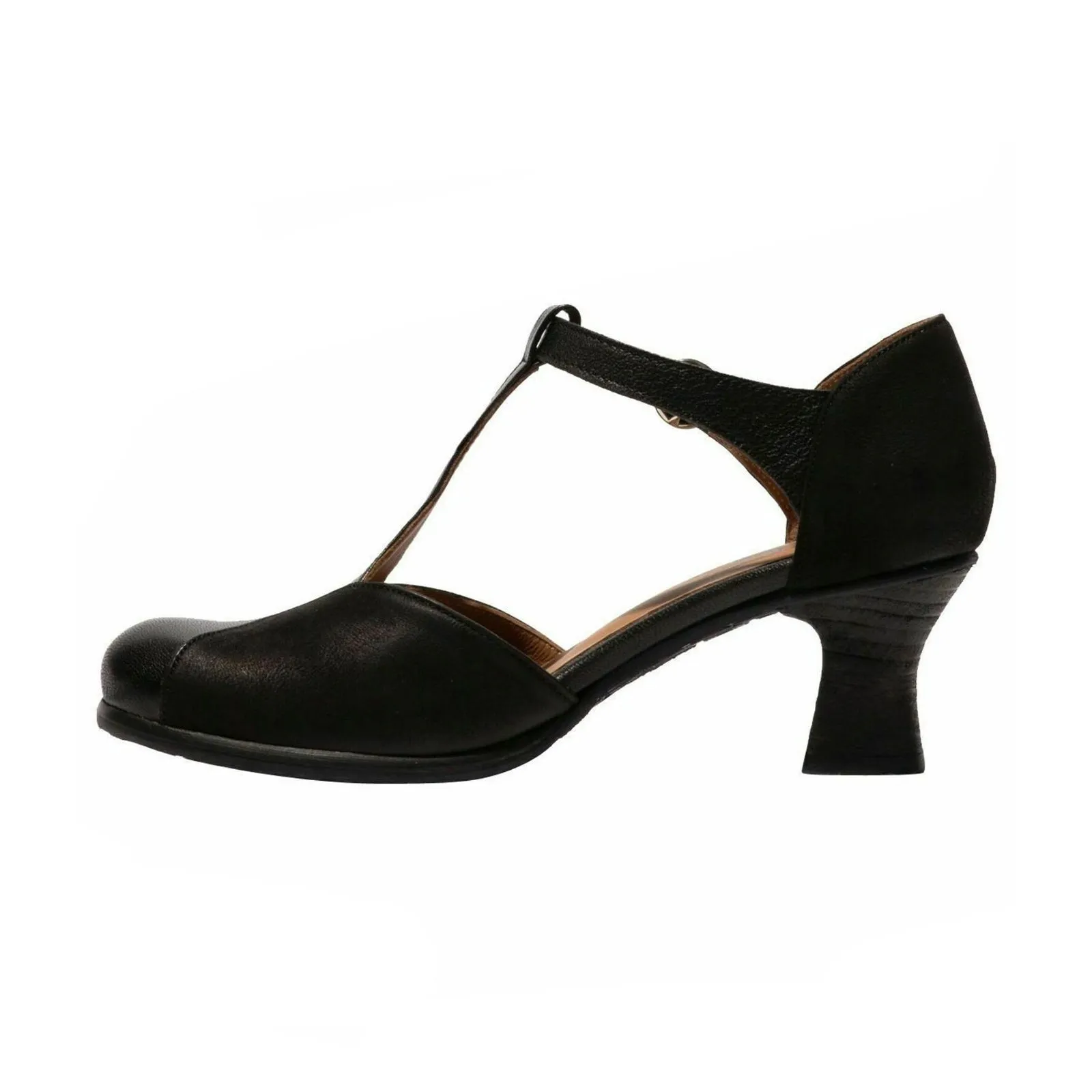 Fly London BEMI279FLY Mousse Leather Women's Heels Shoes