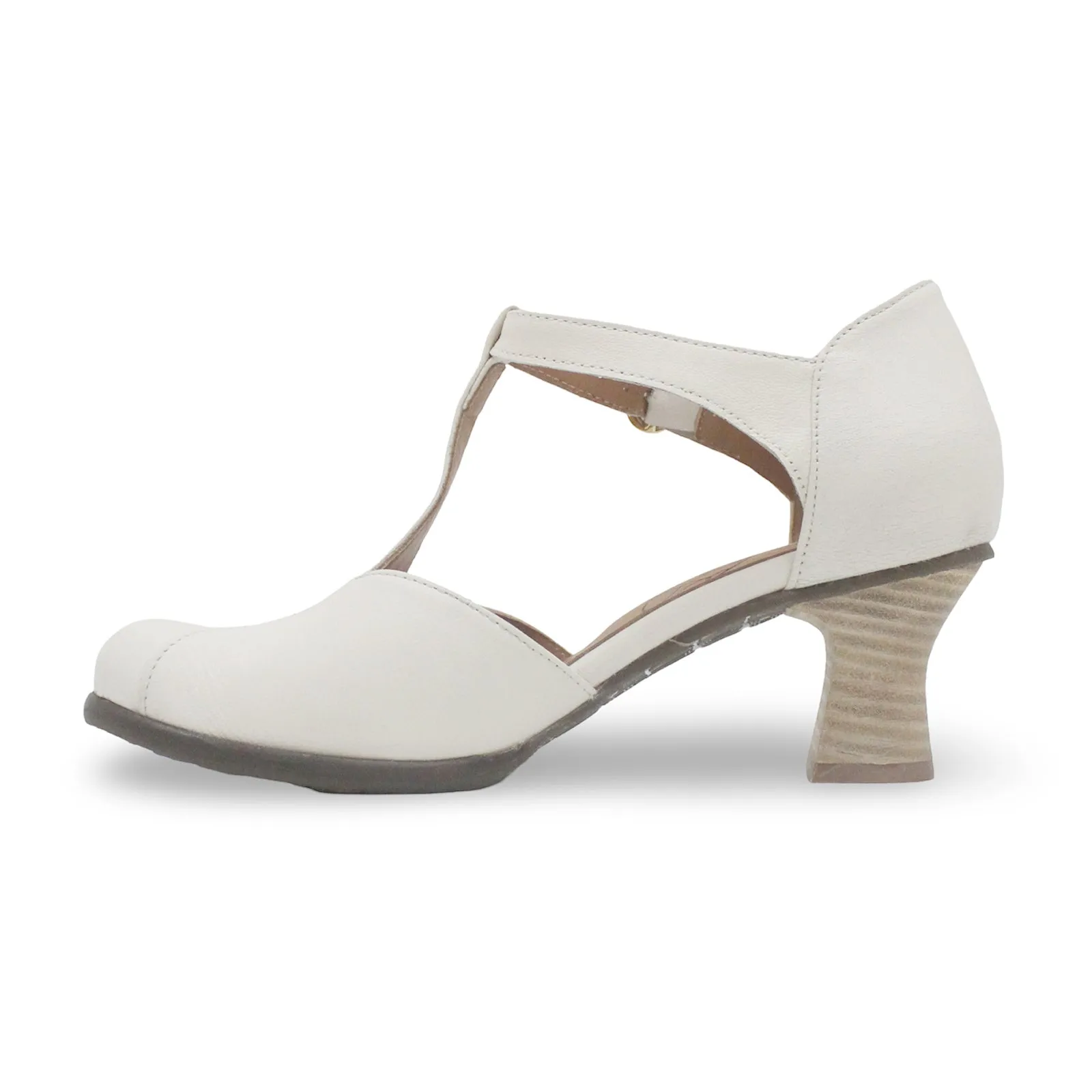 Fly London BEMI279FLY Mousse Leather Women's Heels Shoes