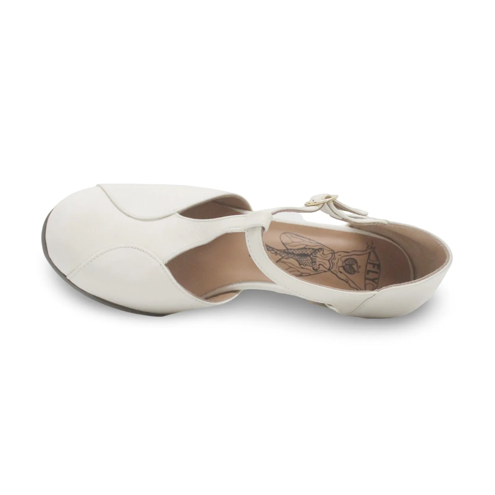 Fly London BEMI279FLY Mousse Leather Women's Heels Shoes