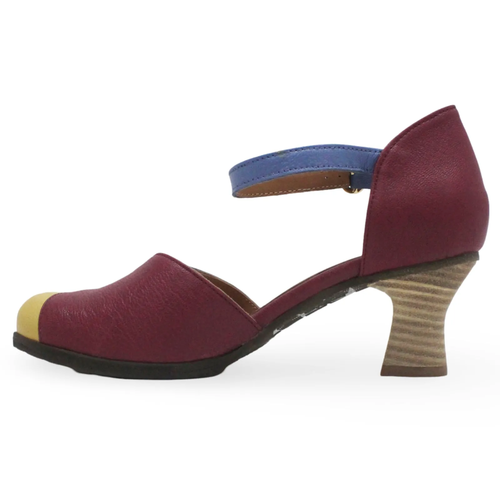 Fly London BESH087FLY Mousse Leather Women's Heels Shoes