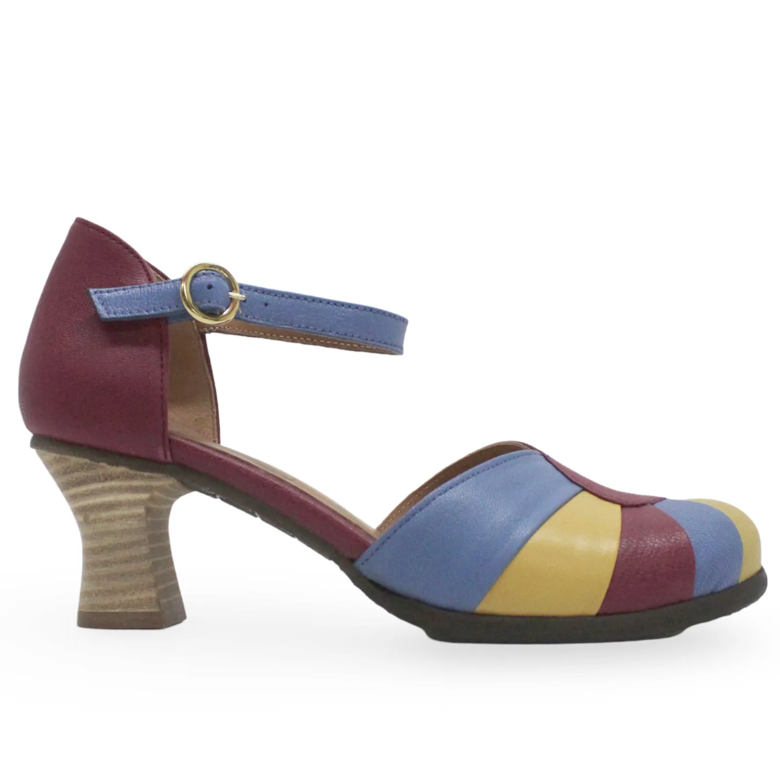 Fly London BESH087FLY Mousse Leather Women's Heels Shoes