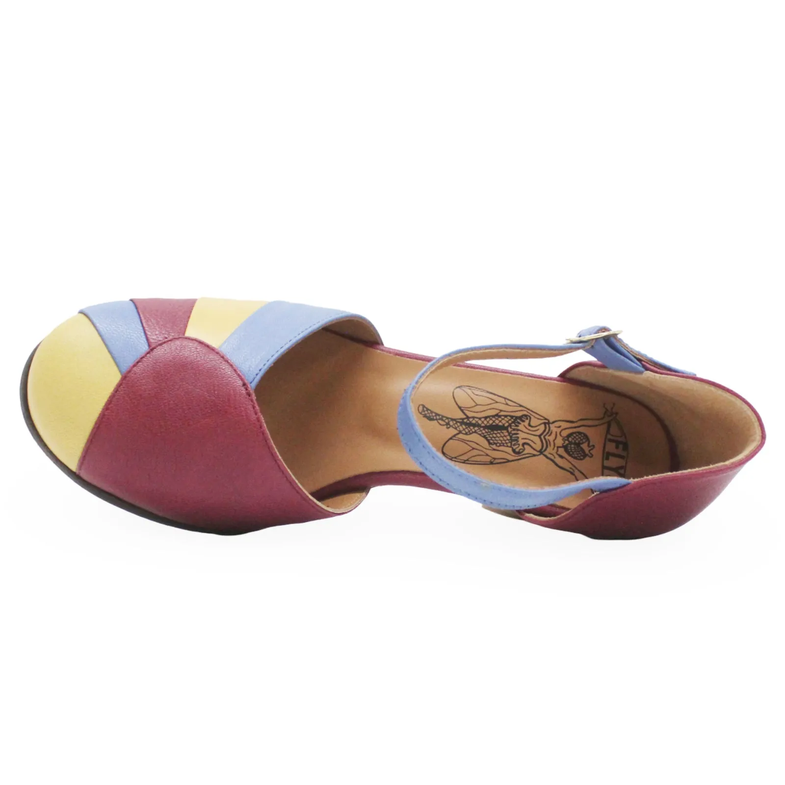 Fly London BESH087FLY Mousse Leather Women's Heels Shoes