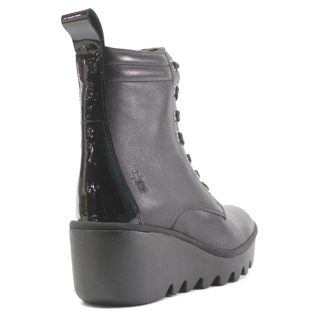 Fly London Biaz329Fly Leather Women's Wedge Heel Ankle Boots