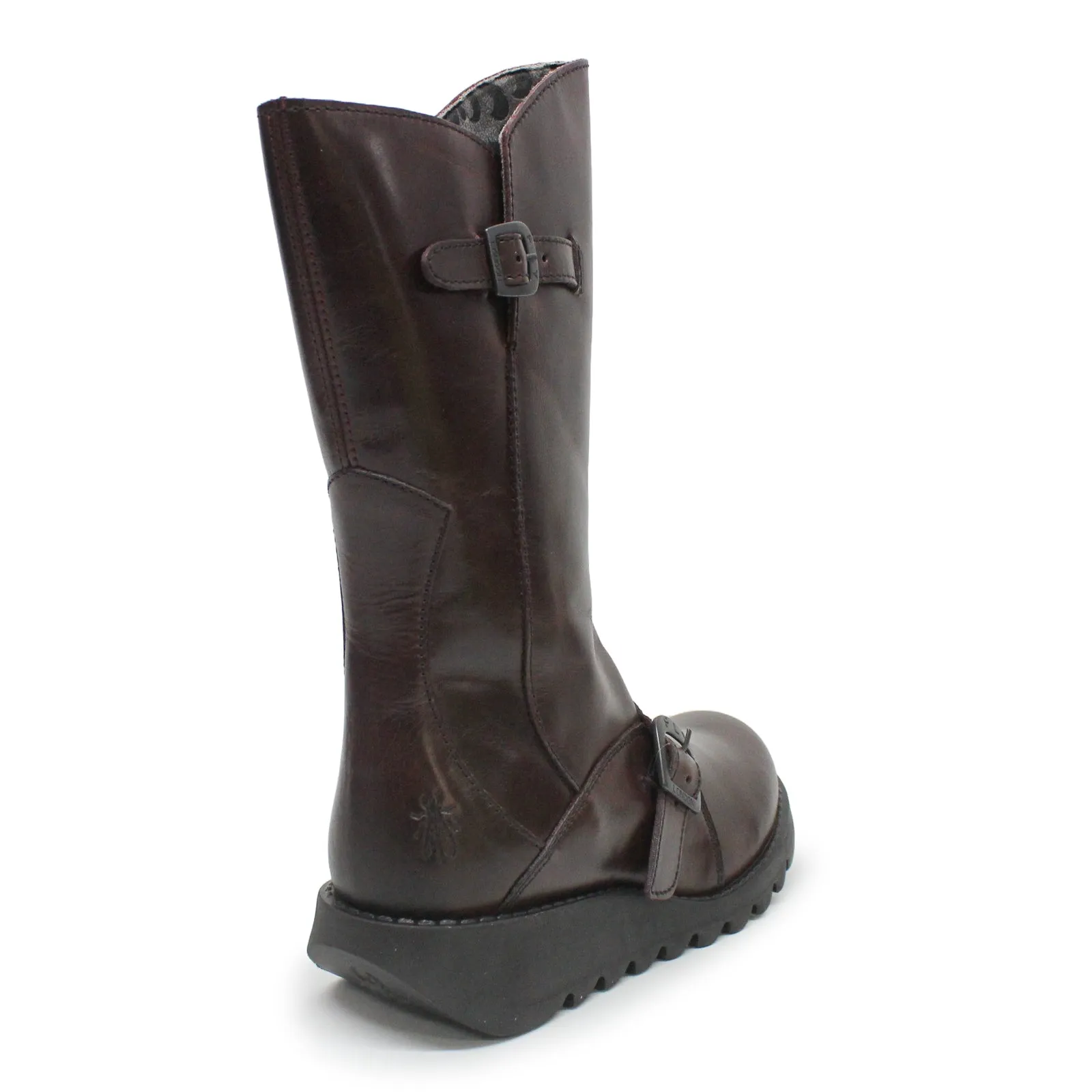 Fly London MES 2 Leather Women's Zip Up Mid Calf Boots