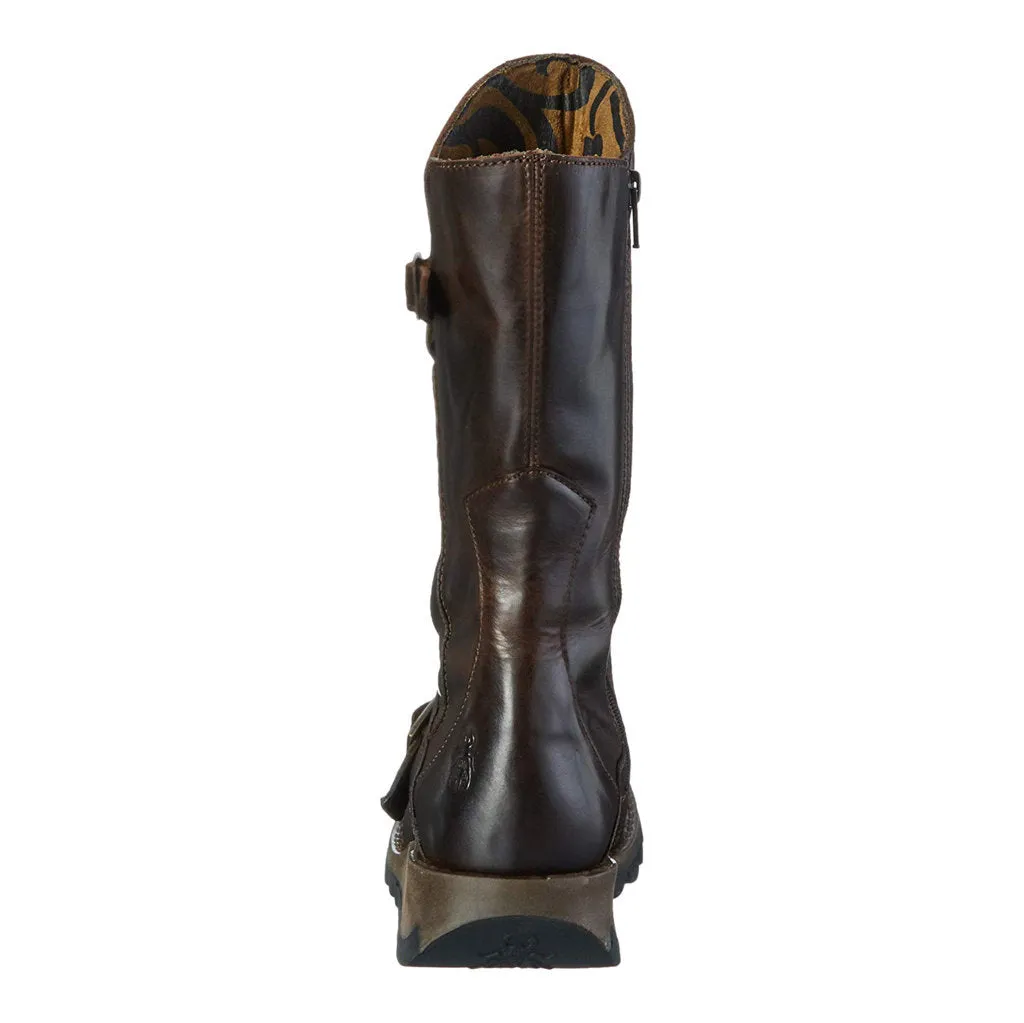 Fly London MES 2 Leather Women's Zip Up Mid Calf Boots