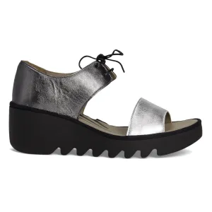 Fly London Women's BILU465 Silver/Graphite