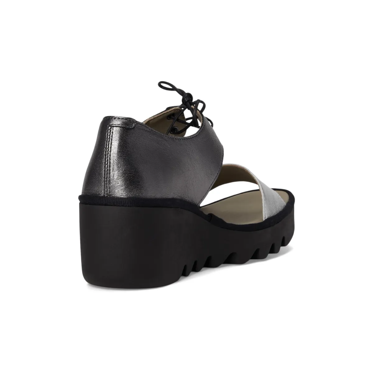 Fly London Women's BILU465 Silver/Graphite