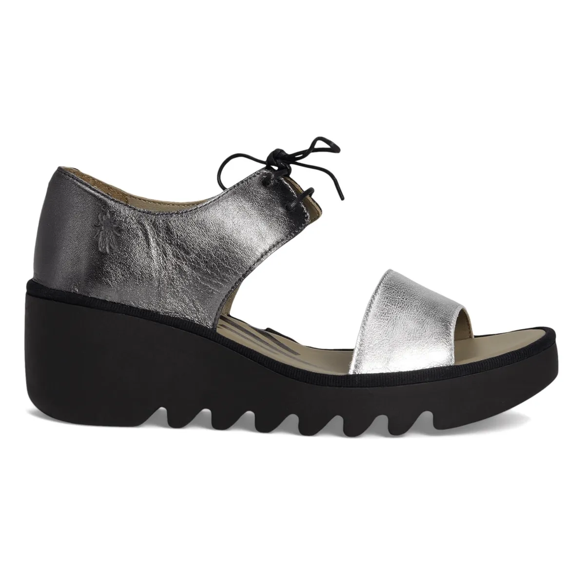 Fly London Women's BILU465 Silver/Graphite