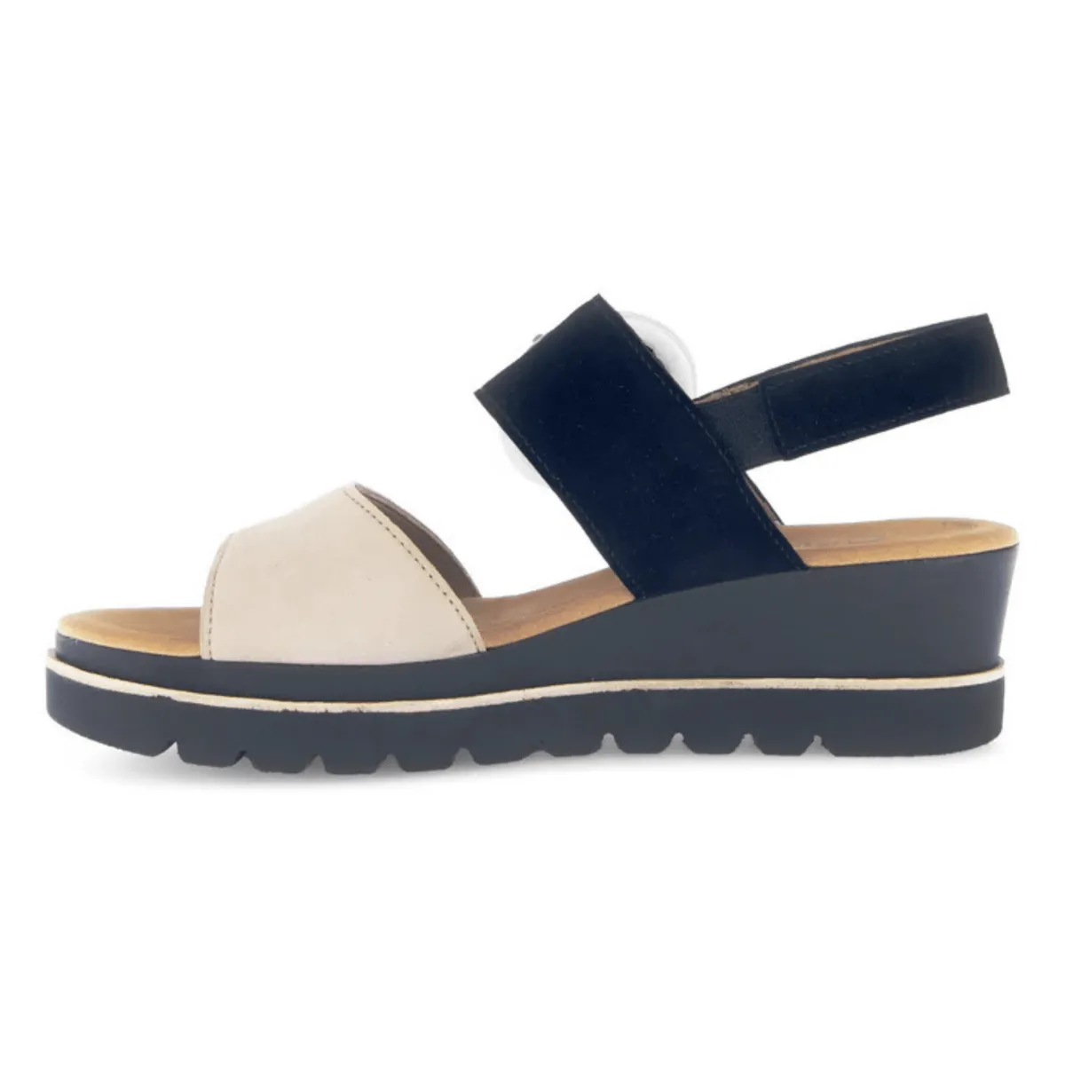 Gabor Women's 64.645.14 Beige/Black Suede