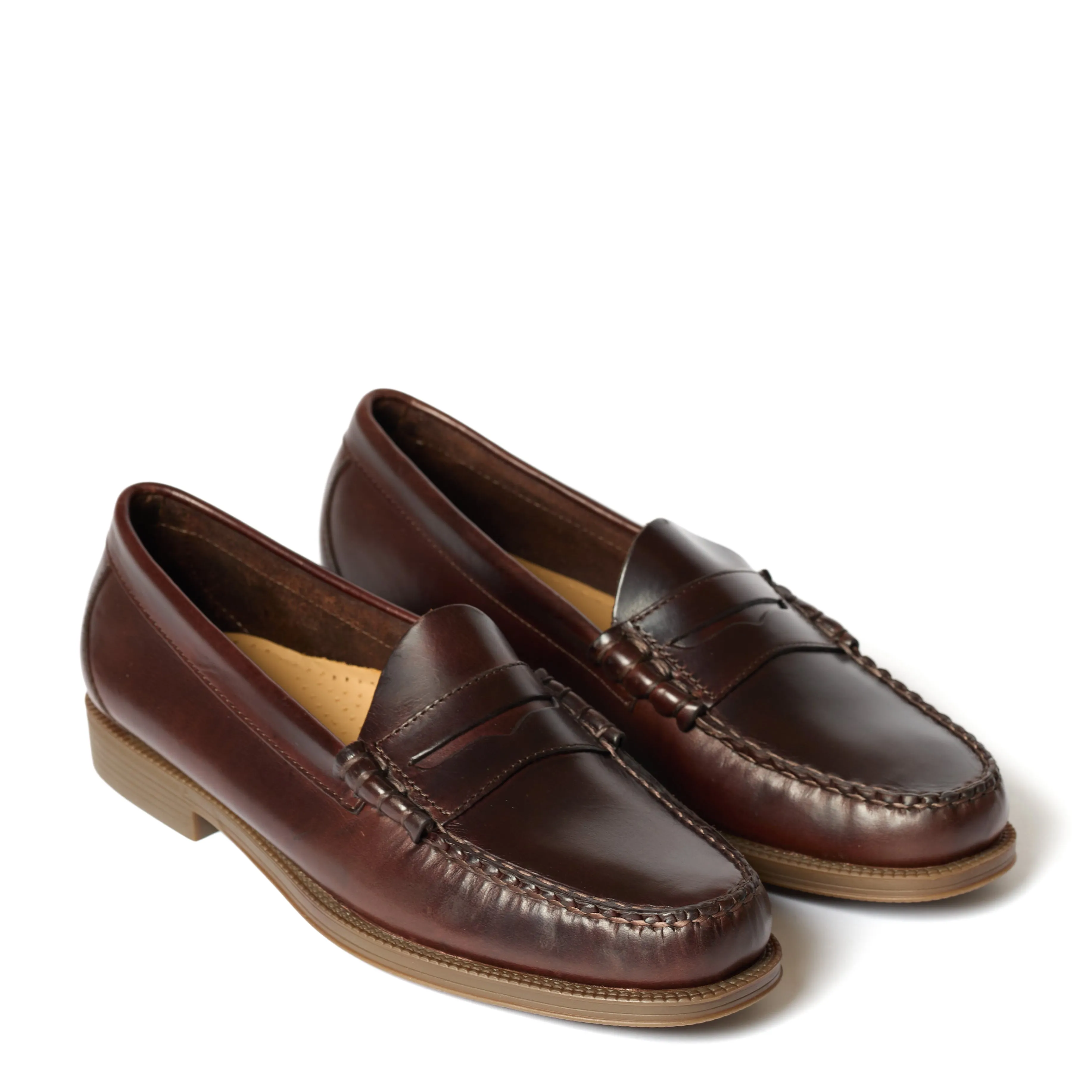 G.H Bass Easy Weejun Larson Pull Up Chocolate Leather