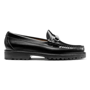 G.H. Bass Men's Lincoln Bit Lug WeeJun Black Leather