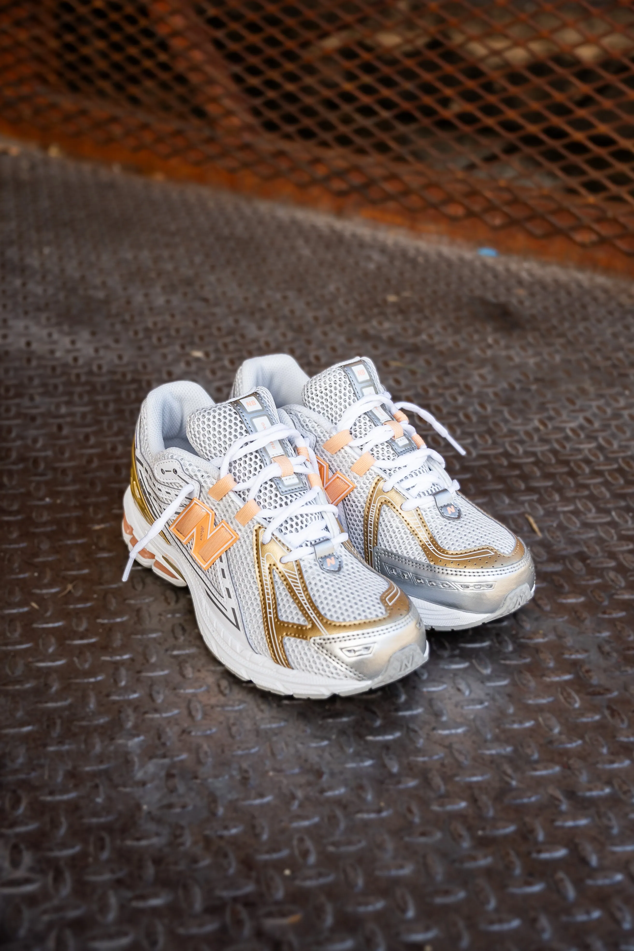 Gradeschool New Balance 1906 (Grey/Orange) - U1906RCH
