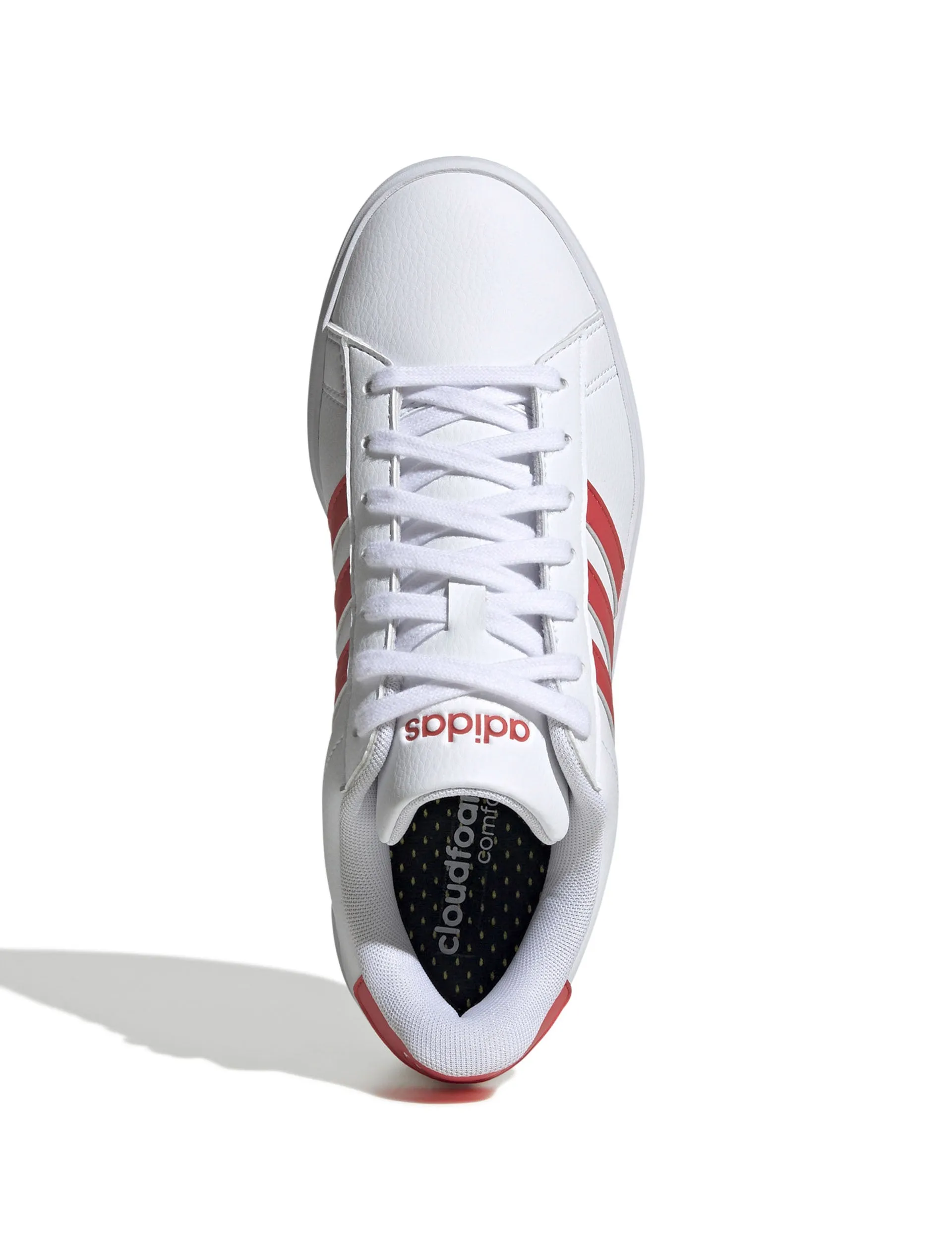 Grand Court 2.0 Shoes - Cloud White/Semi Lucid Red