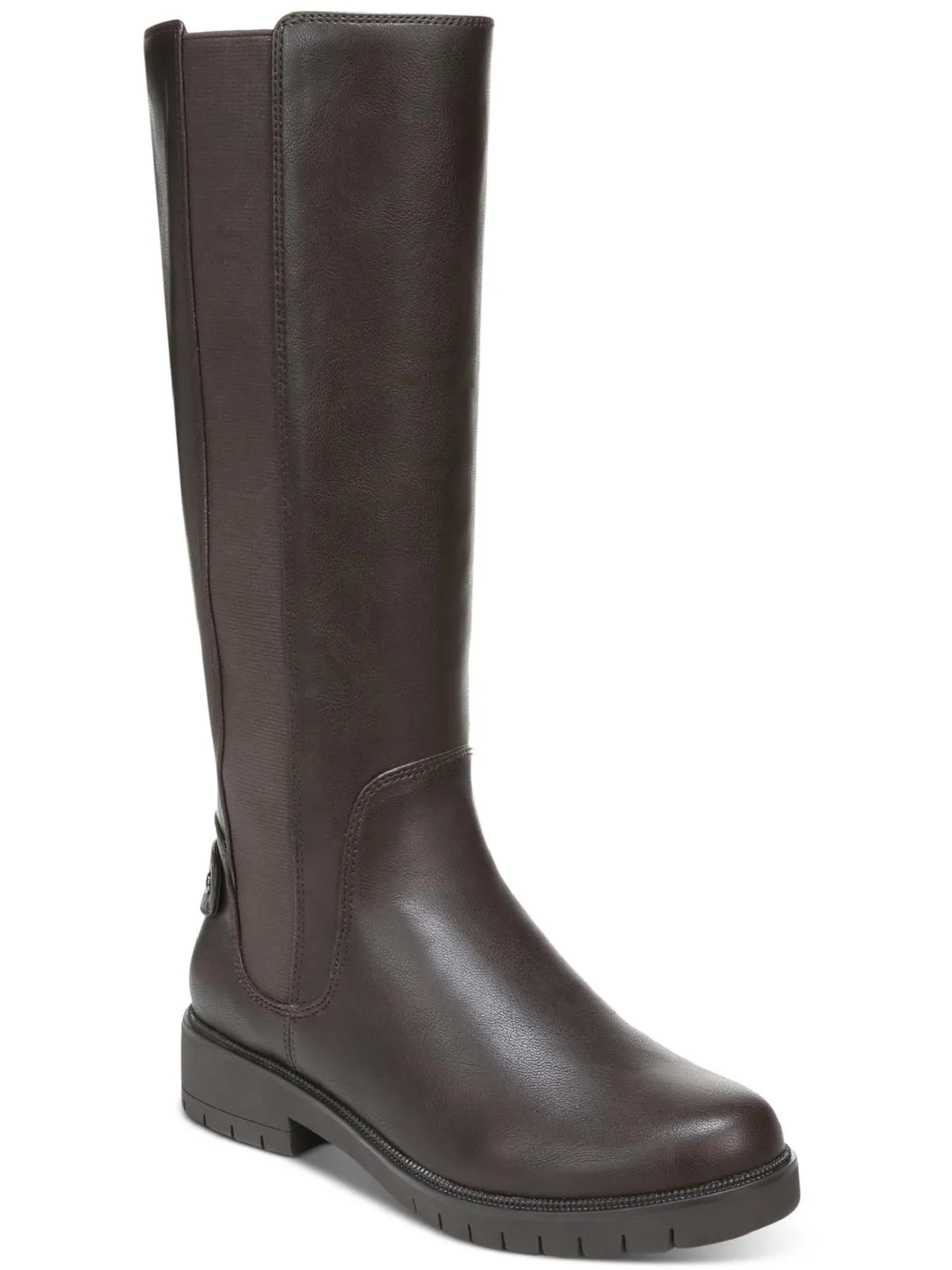 Gwynn Womens Faux Leather Casual Knee-High Boots