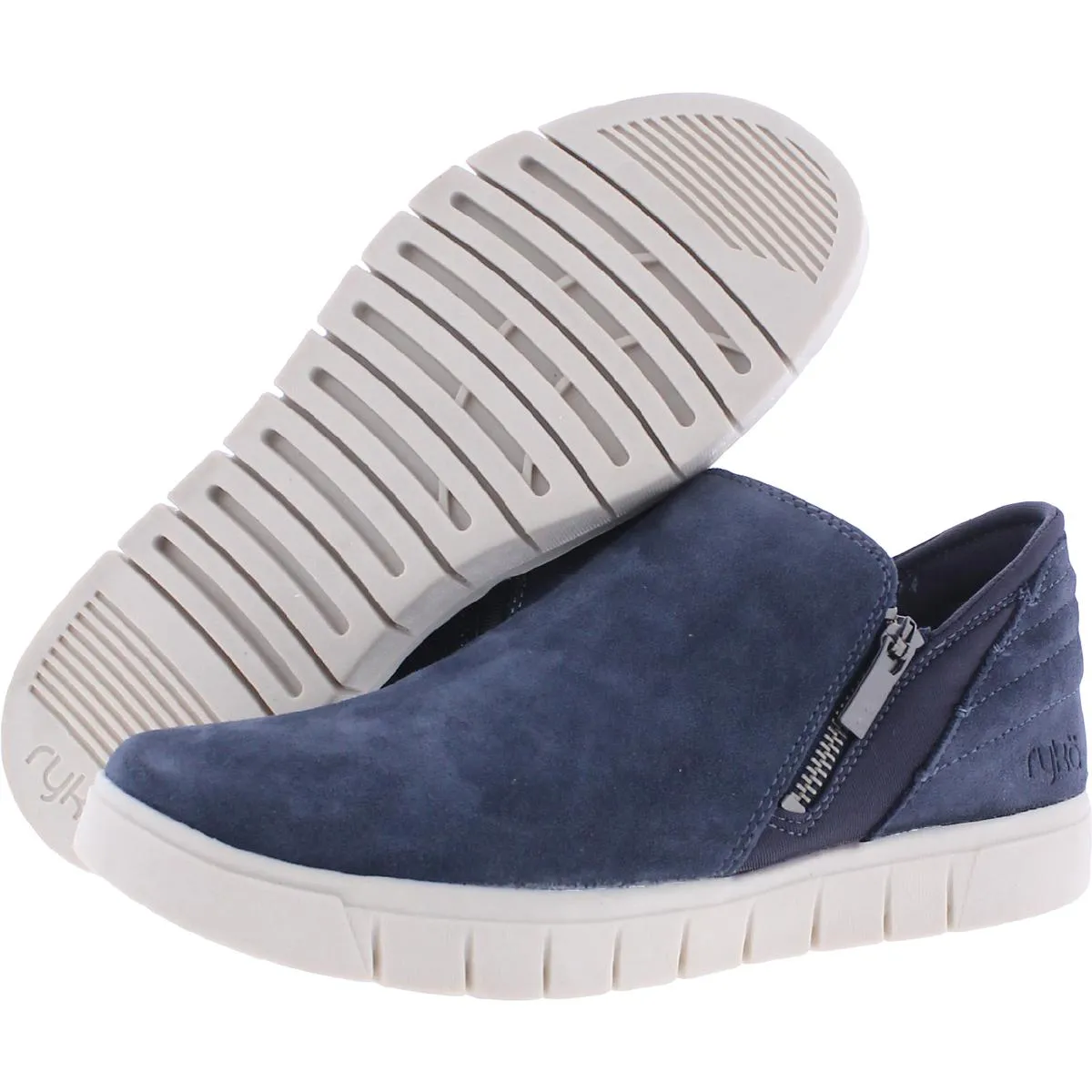 Hensley Zip Womens Suede Lifestyle Athletic and Training Shoes