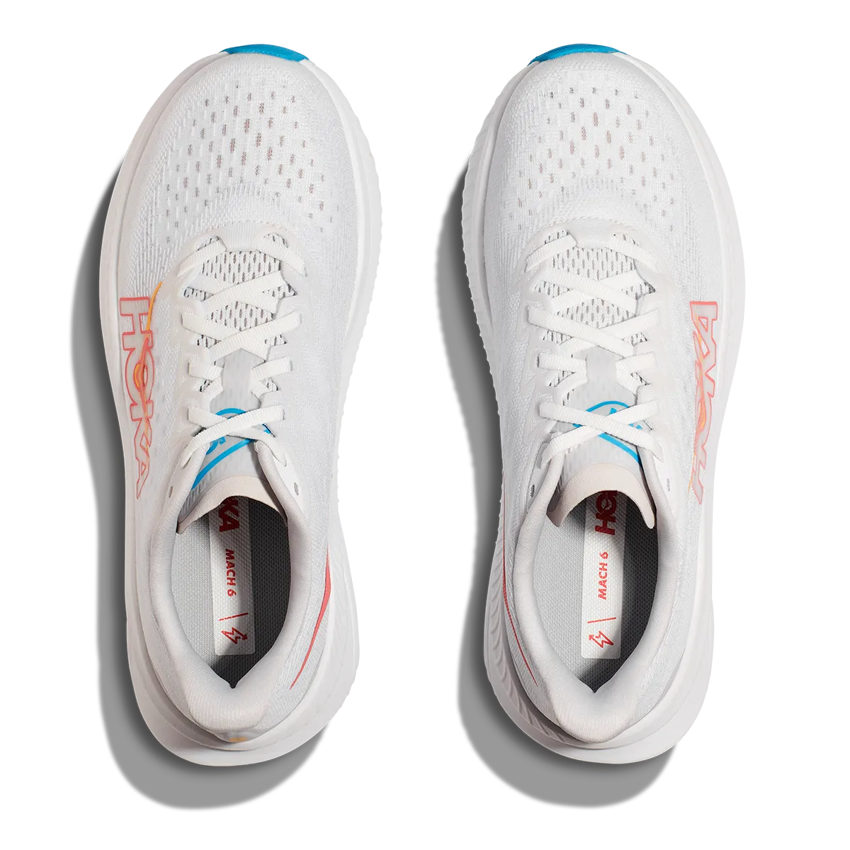 Hoka Mach 6 - White - Nimbus Cloud
