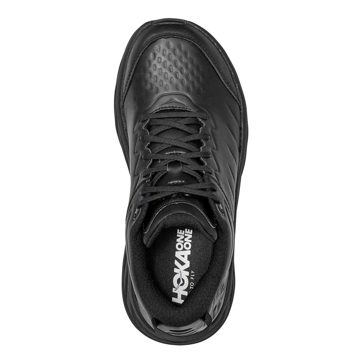 Hoka One One Men's Bondi SR Black Leather