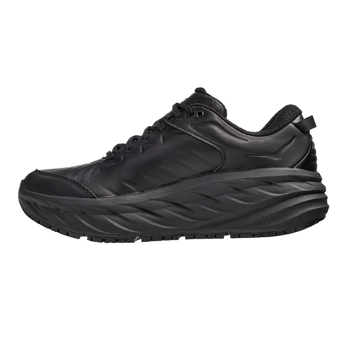 Hoka One One Men's Bondi SR Black Leather