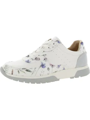 Horizon Womens Faux Leather Slip-On Athletic and Training Shoes