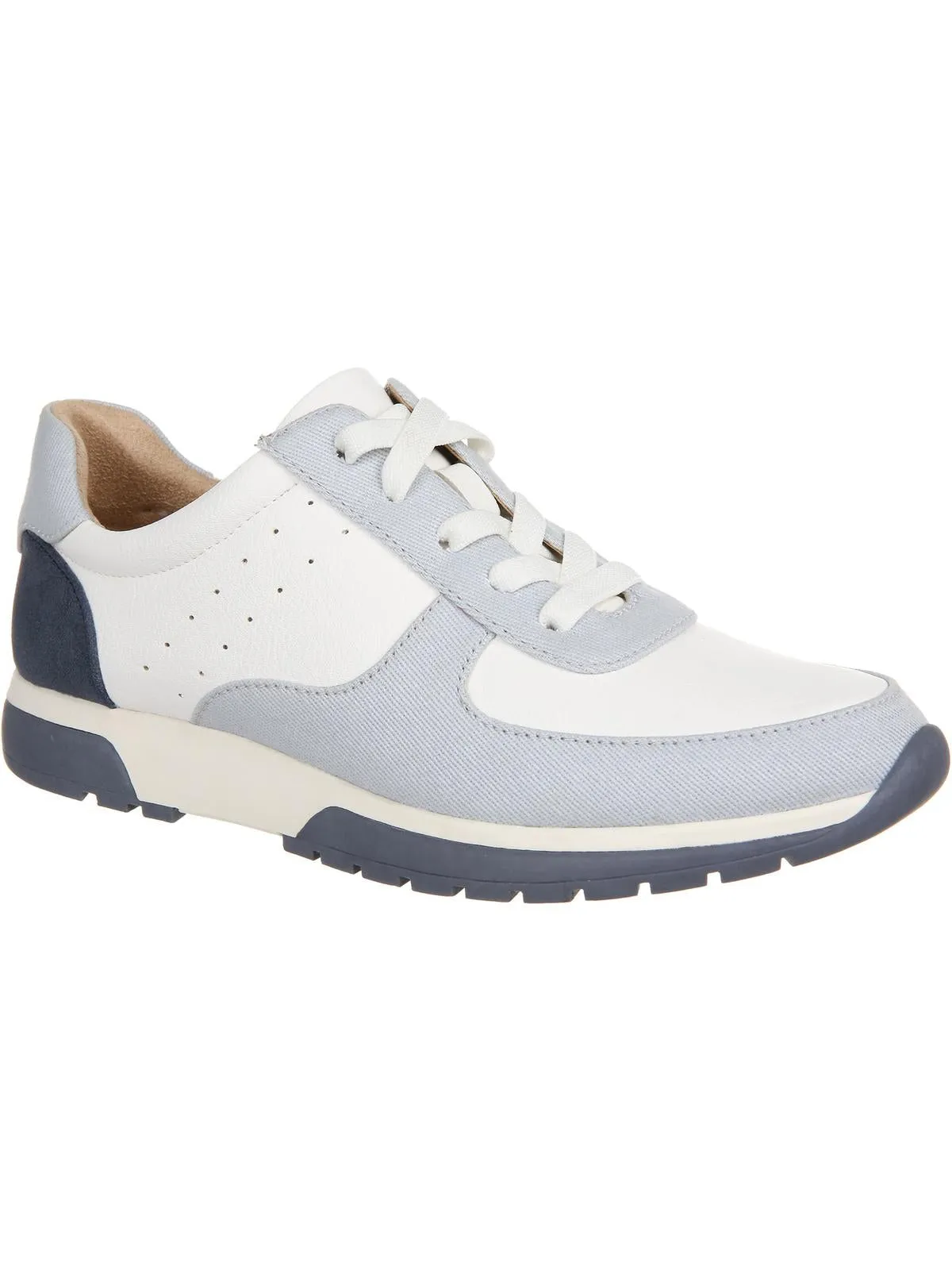 Horizon Womens Faux Leather Slip-On Athletic and Training Shoes