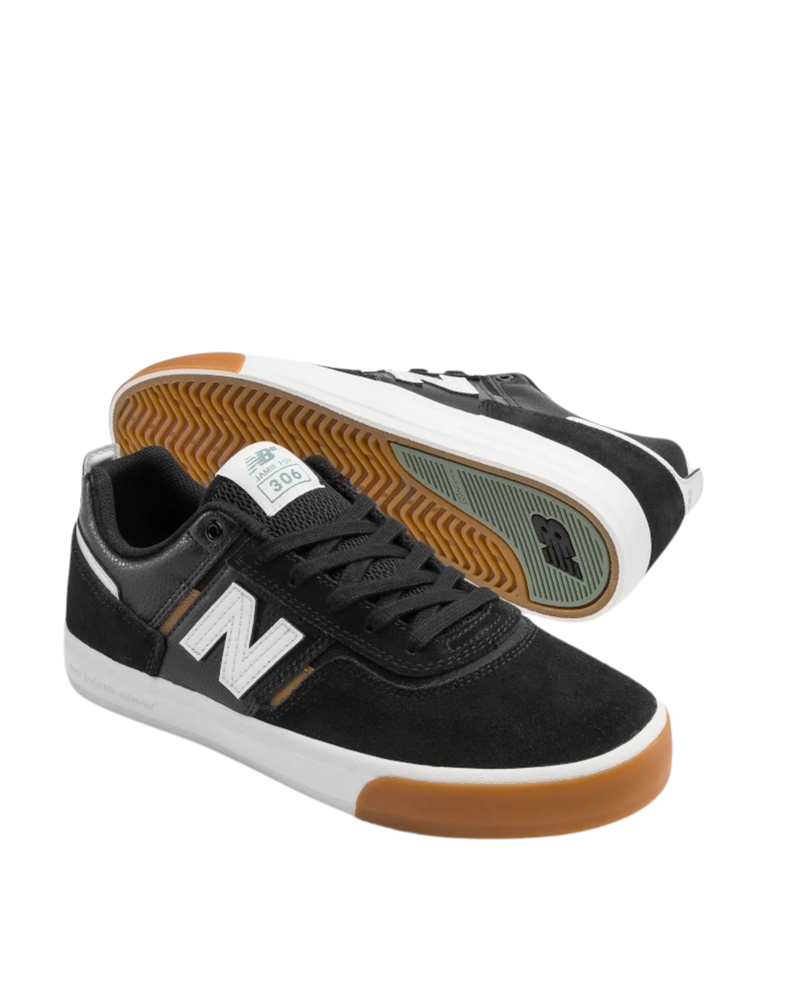Jamie Foy 306 Signature Shoes in Black, White & Gum