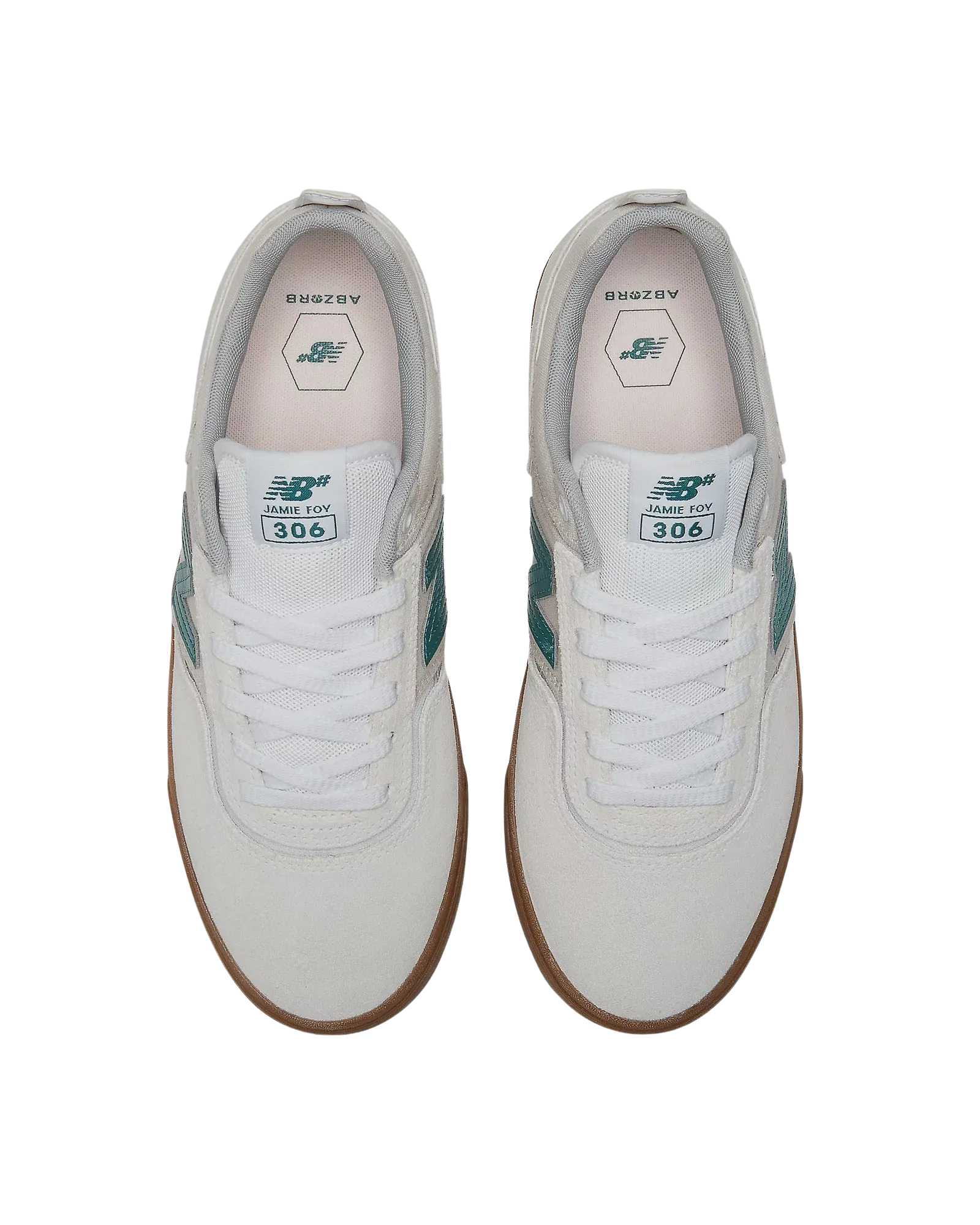 Jamie Foy 306 Signature Shoes in Sea Salt & Green