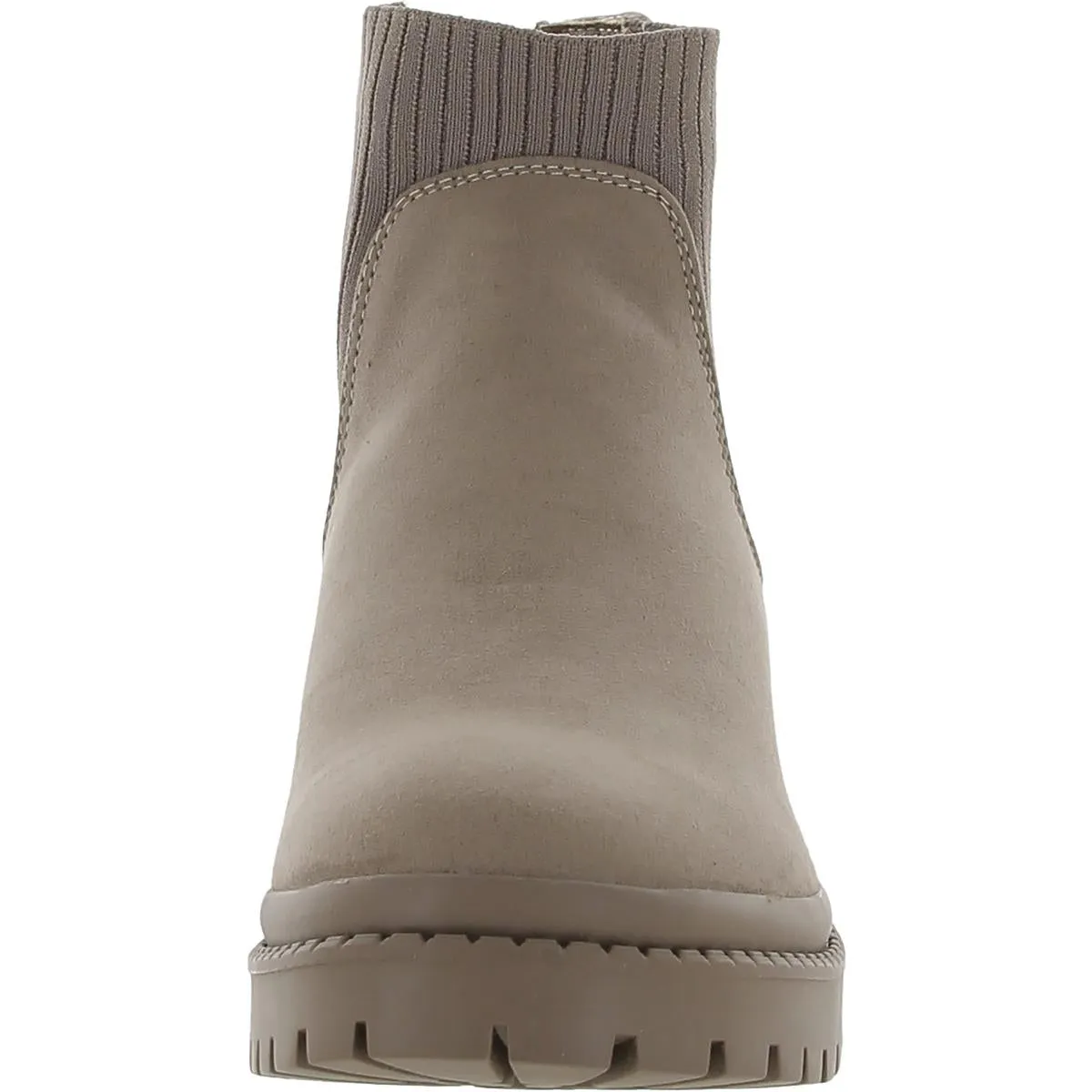 JHAZZEL Womens Round Toe Casual Ankle Boots