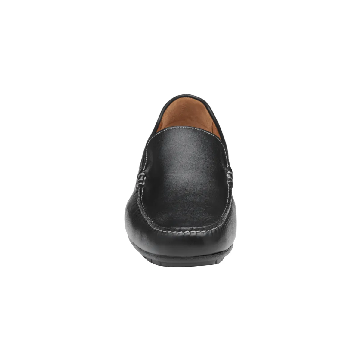 Johnston & Murphy Men's Cort Moc Venetian Black Full Grain Leather