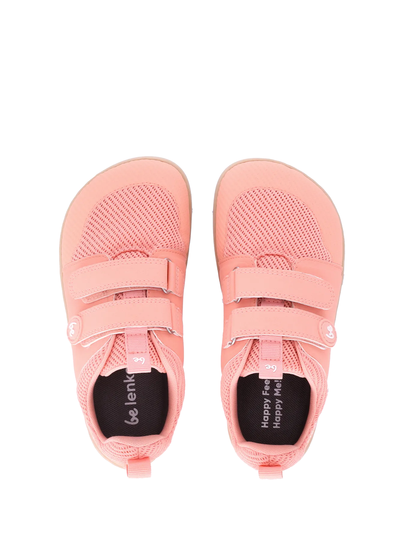 Kids barefoot sneakers Be Lenka Bounty Junior - Coral Pink Shoes_Be Lenka_Footwear