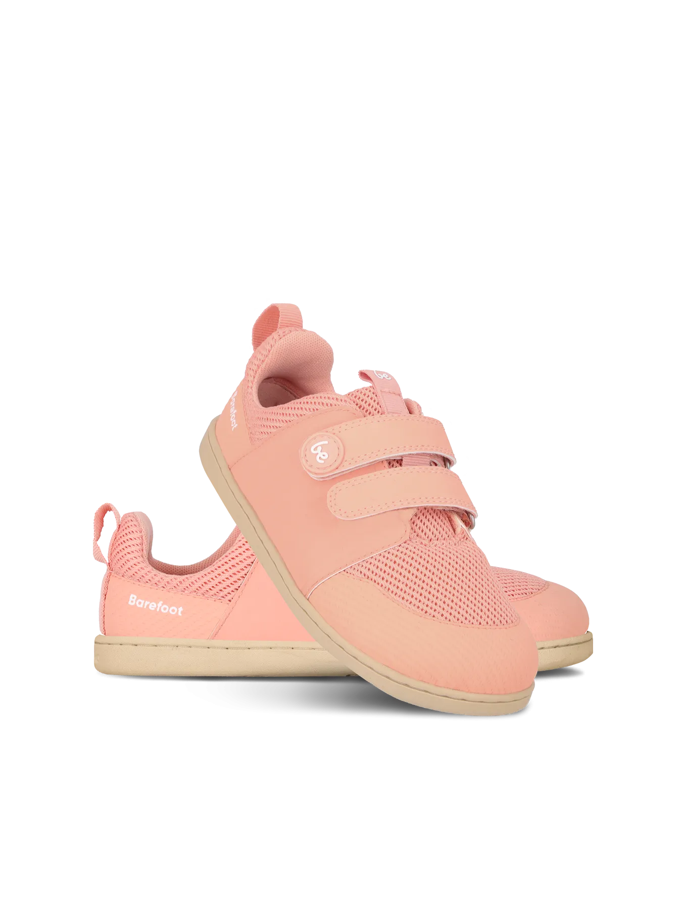Kids barefoot sneakers Be Lenka Bounty Junior - Coral Pink Shoes_Be Lenka_Footwear
