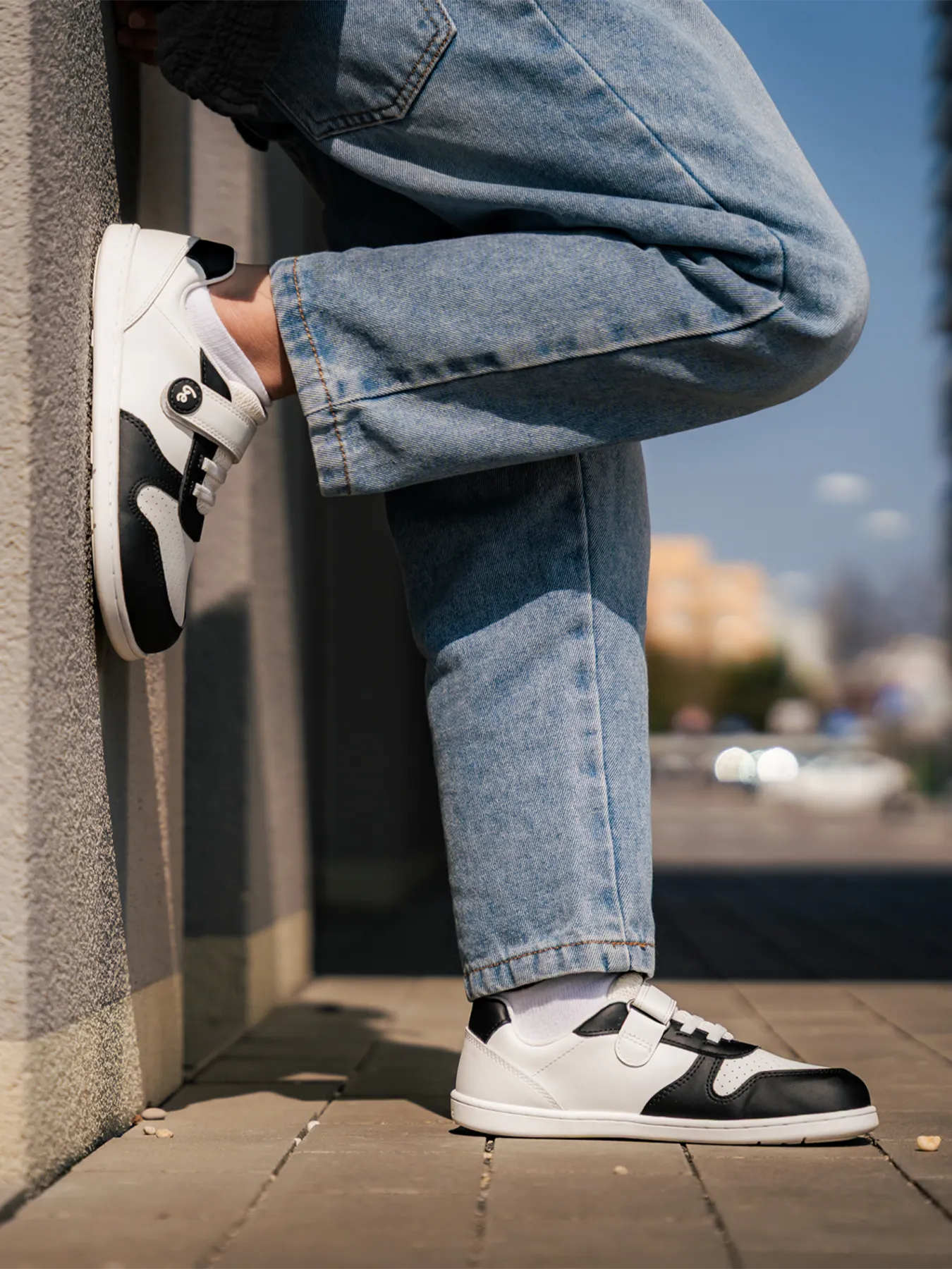 Kids barefoot sneakers Be Lenka Scoot Kids - White & Black Shoes_Be Lenka_Footwear
