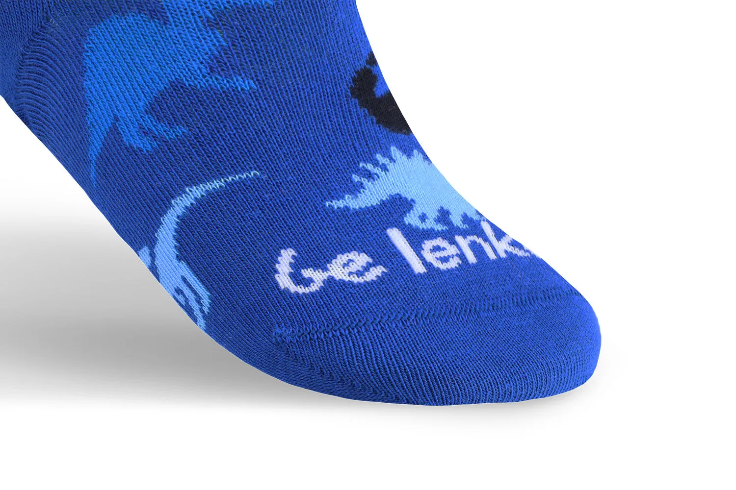 Kids barefoot Socks Be Lenka Kids - Crew - Dino - Royal Blue Shoes_Be Lenka_Footwear