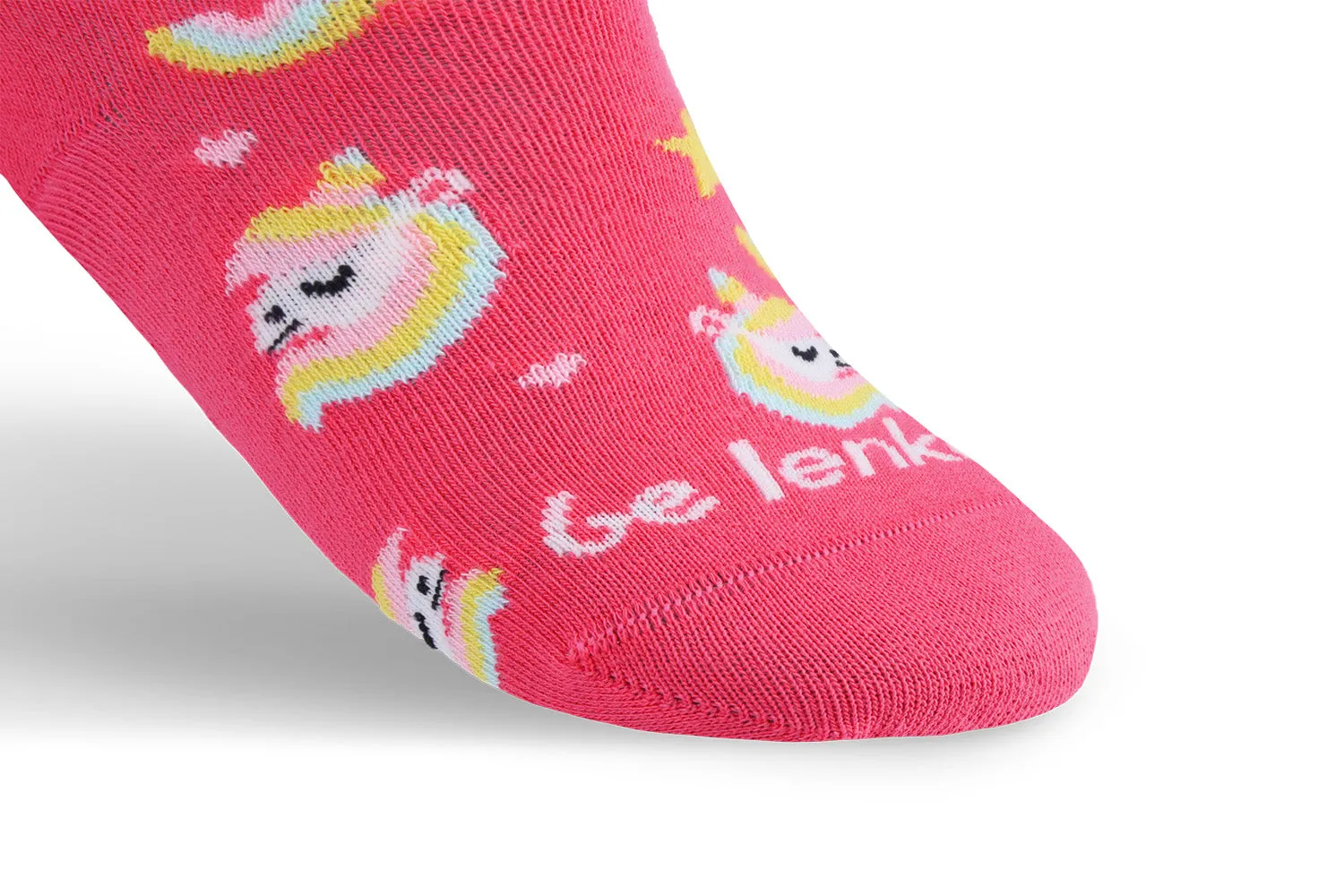 Kids barefoot Socks Be Lenka Kids - Crew - Unicorn - BubleGum Pink Shoes_Be Lenka_Footwear