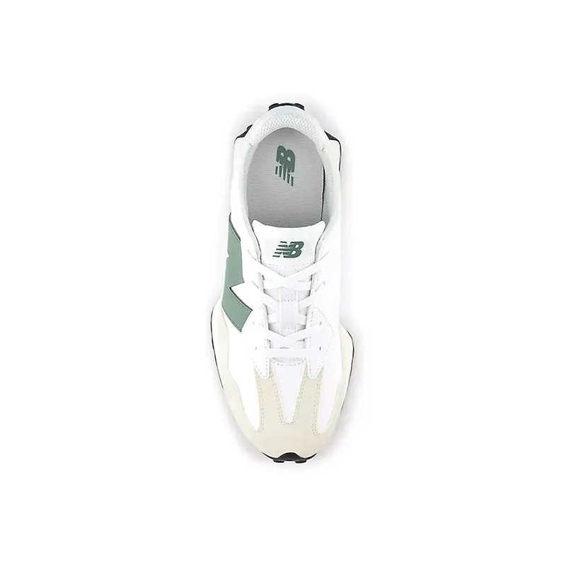 Kid's Grade School 327 White/Dark Juniper