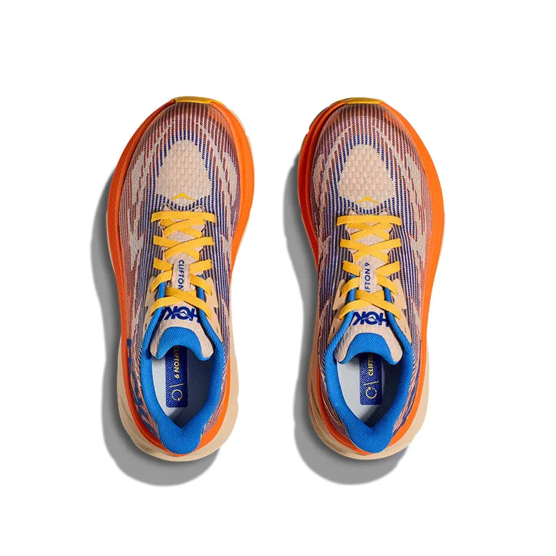 Kid's Grade School Clifton 9 Ultramarine/Tangerine