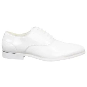 Laced Patent Faux Leather Smart Shoes