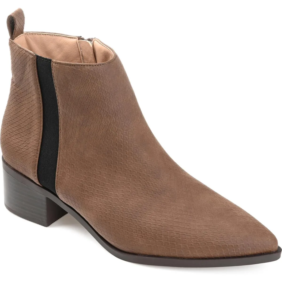 Laurren Womens Pointed Toe Casual Ankle Boots