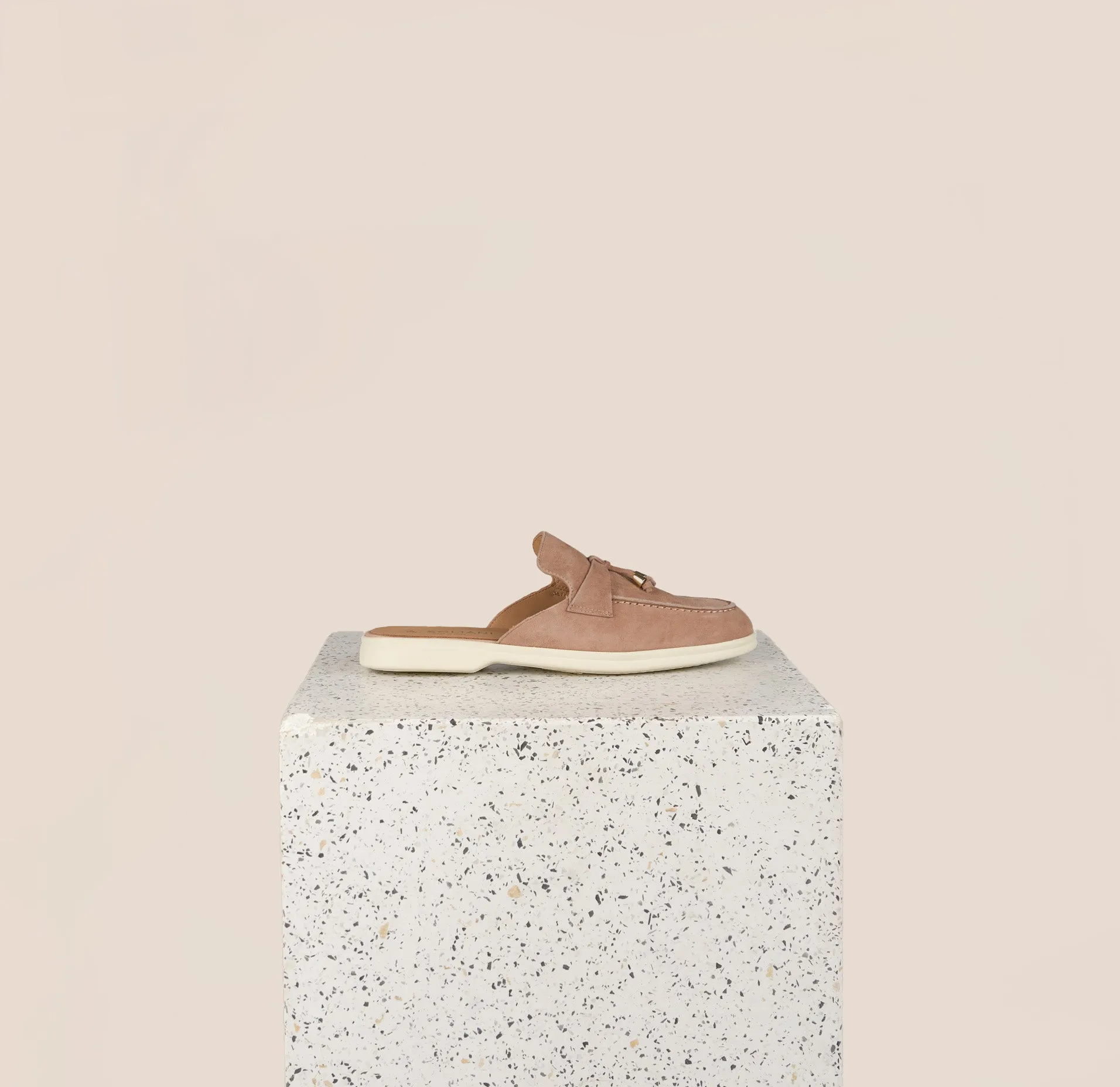 Lisa Slide Sneaker Tassels - Rose Wind