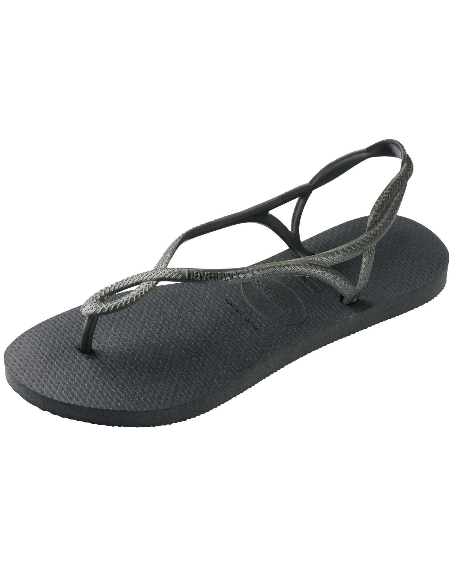 Luna Flip Flops in Olive Green