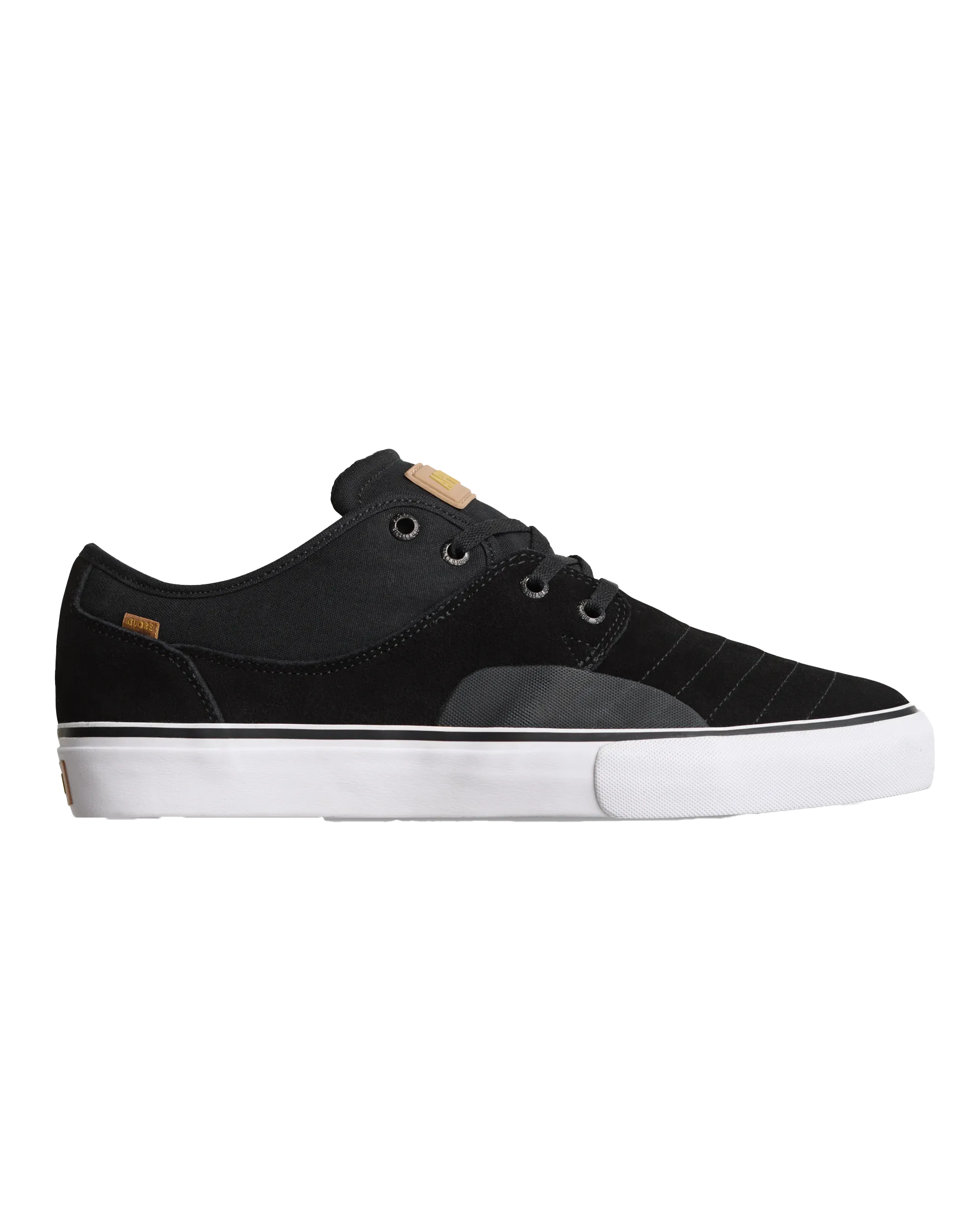 Mahalo Plus Shoes in Black, Tan & White